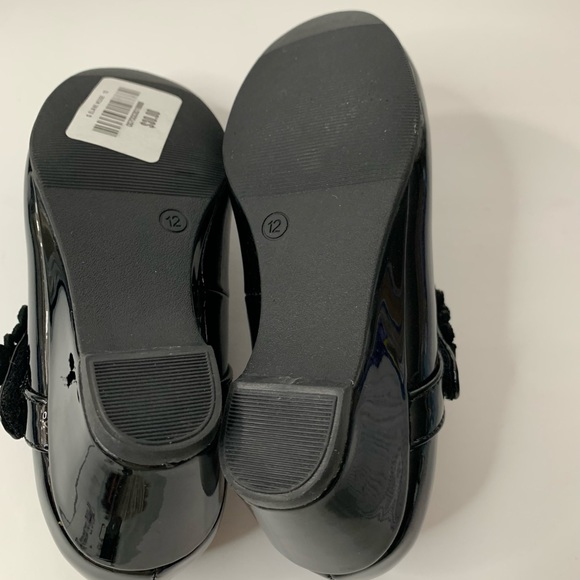 Rachel Girl dress wedge Shoes Size 12 Black - Picture 4 of 11